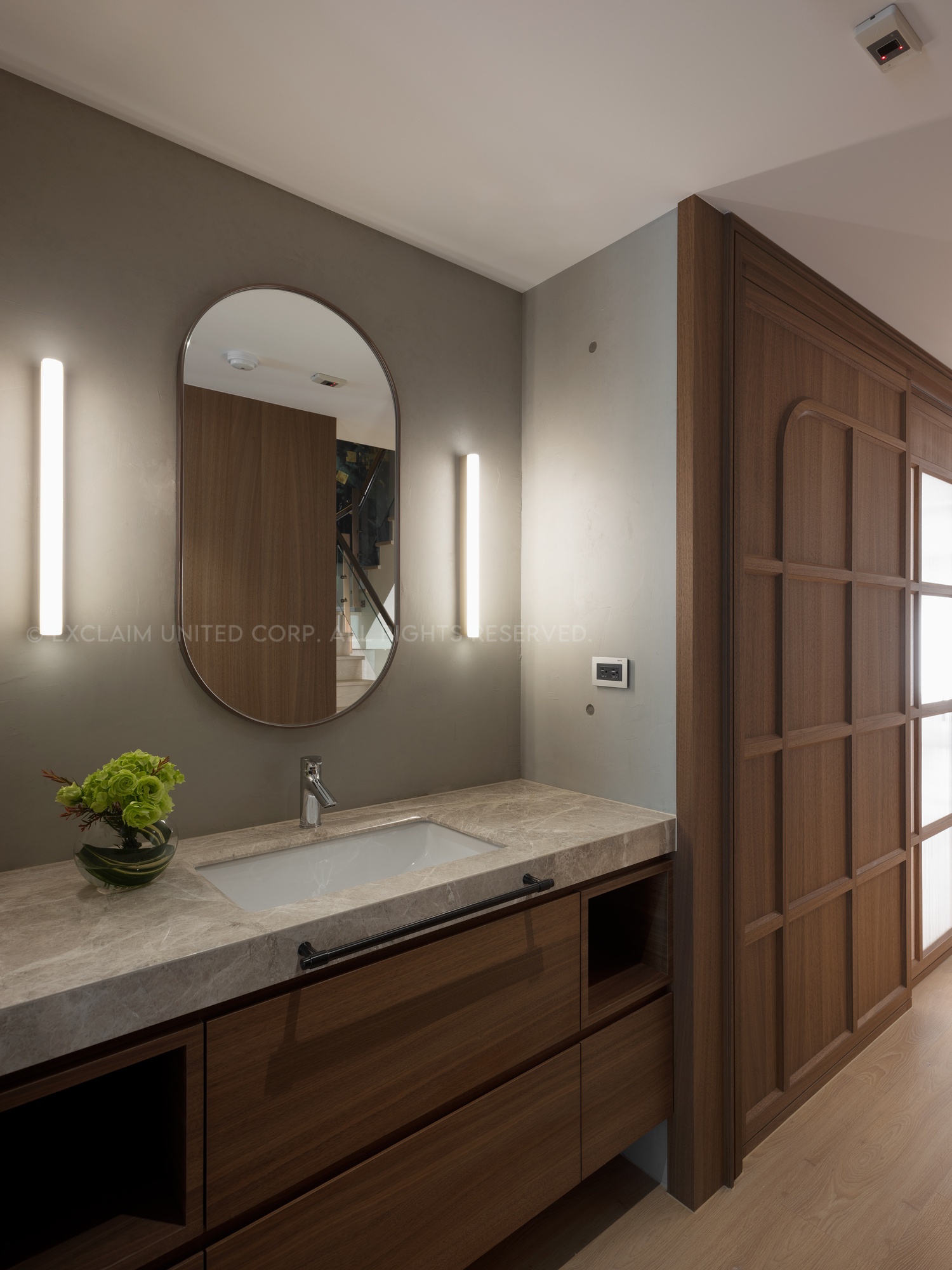 豪宅浴室設計-輔助照明